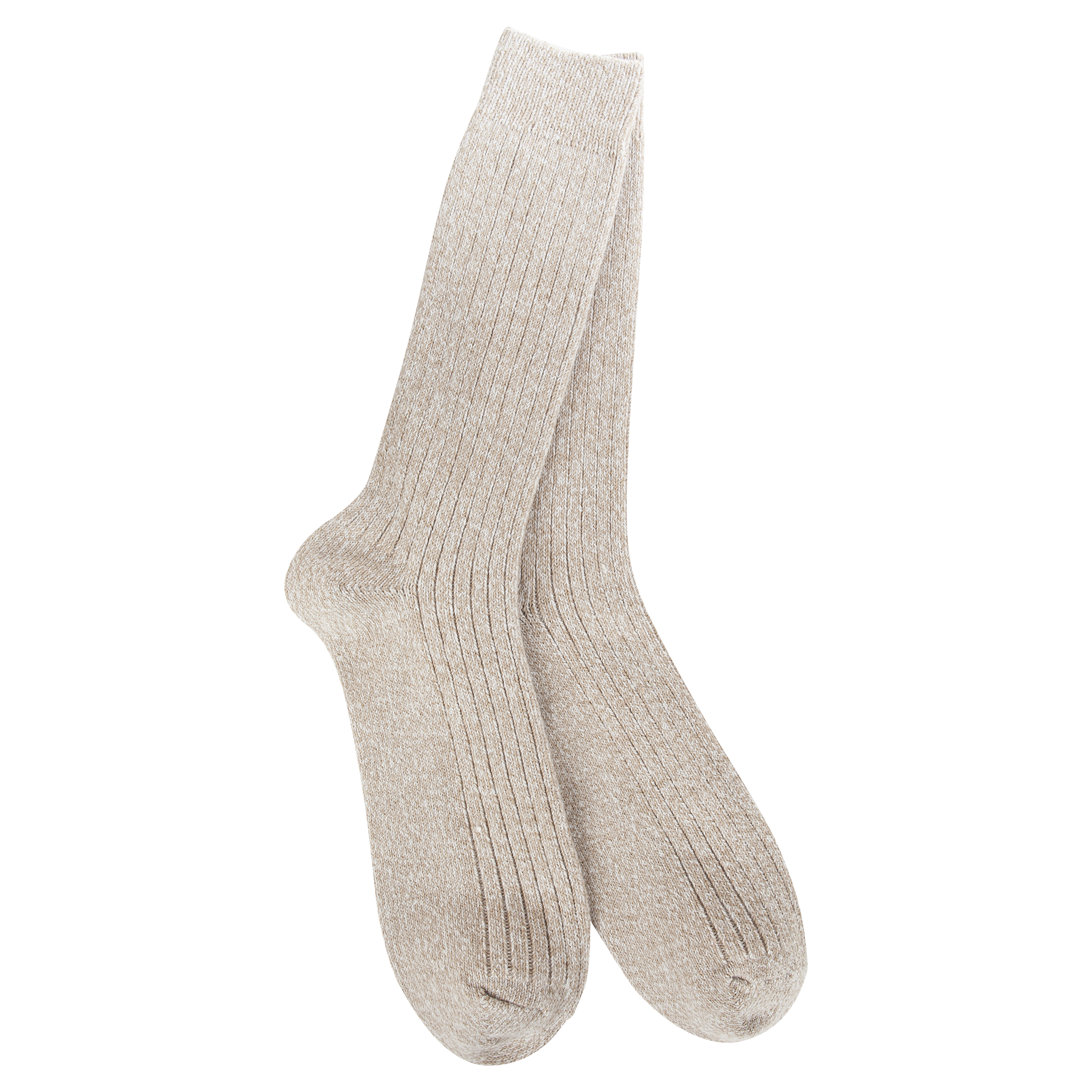 Cotton Ragg Light Weight Crew Mushroom