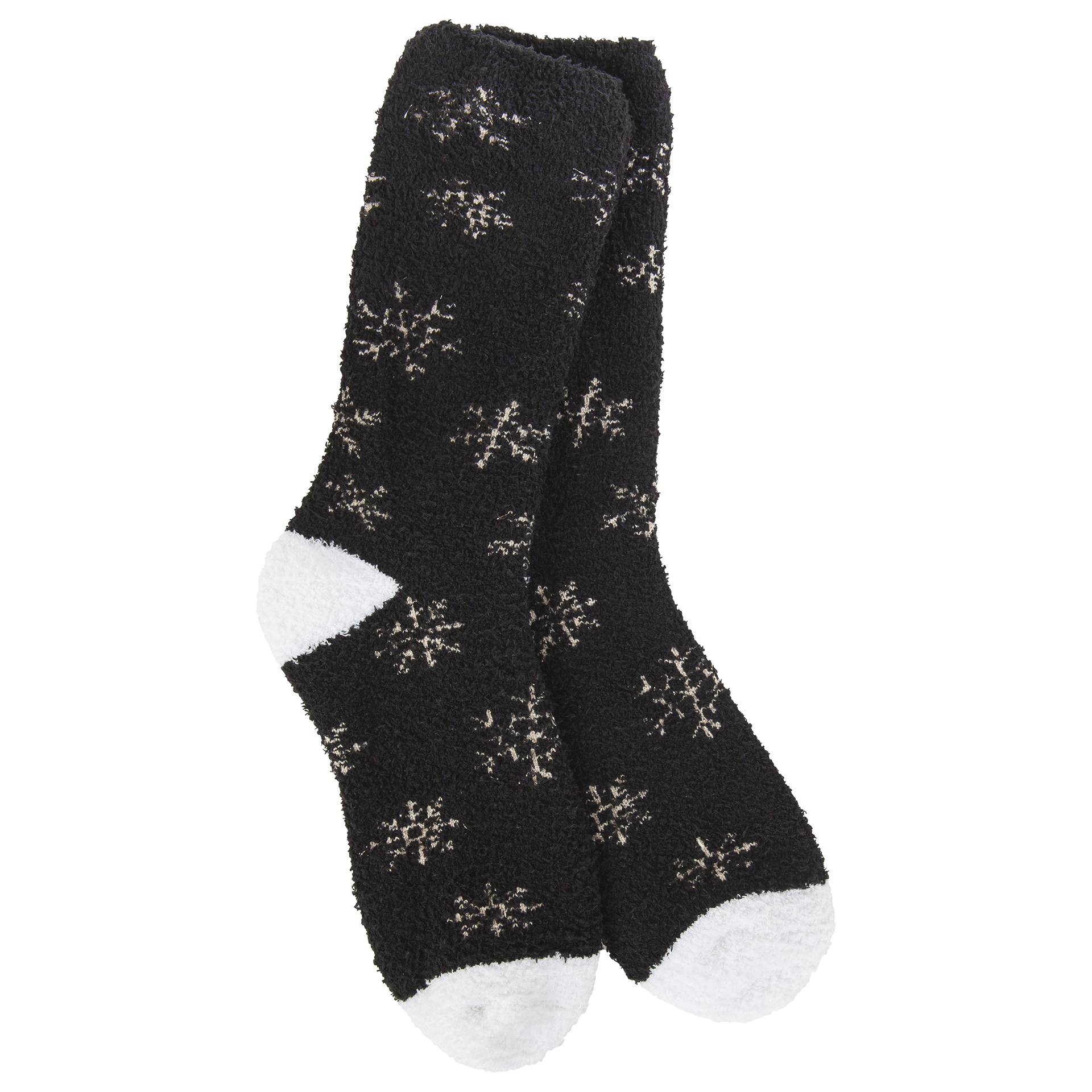 Winter Shimmer Crew Black