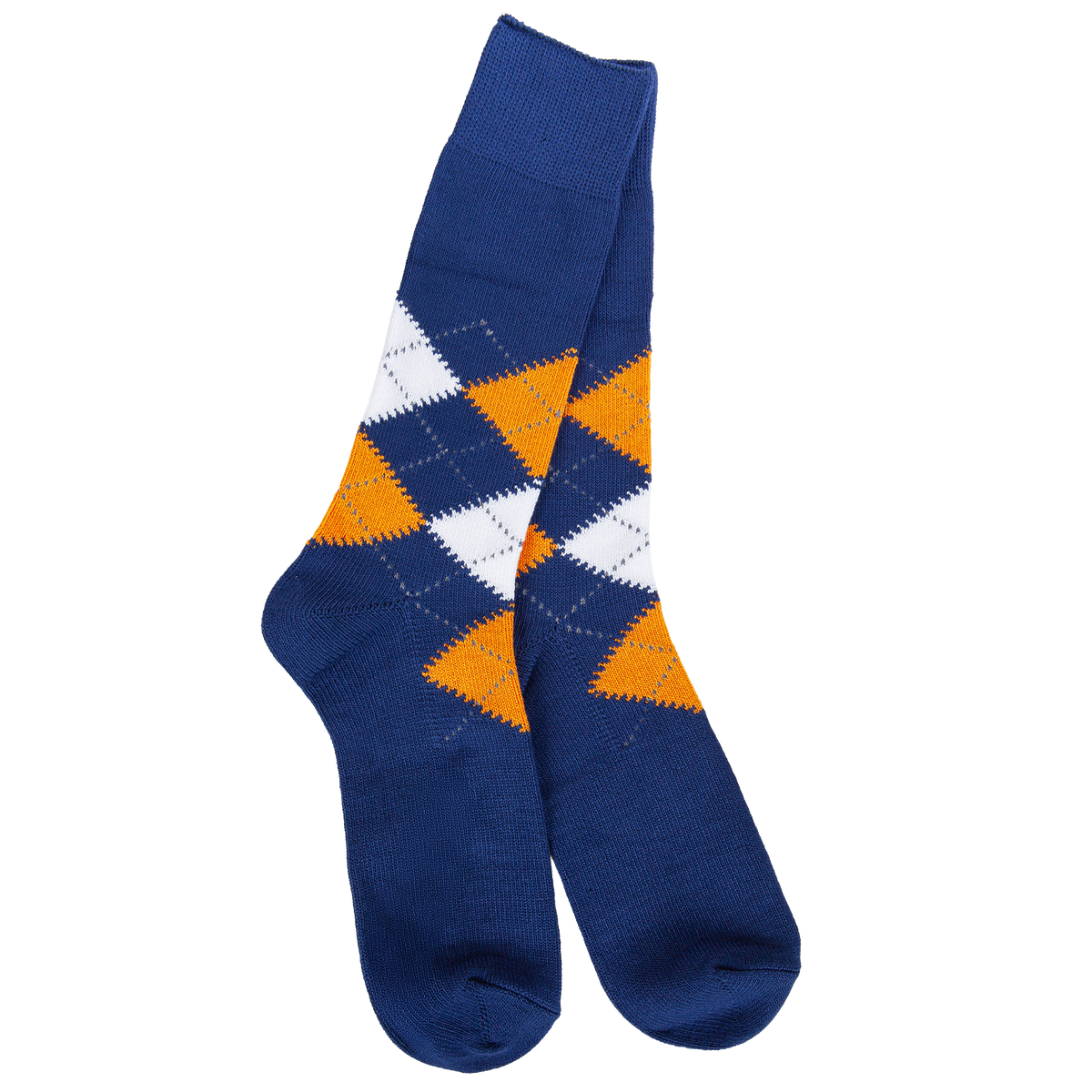 Metro Argyle Crew Navy