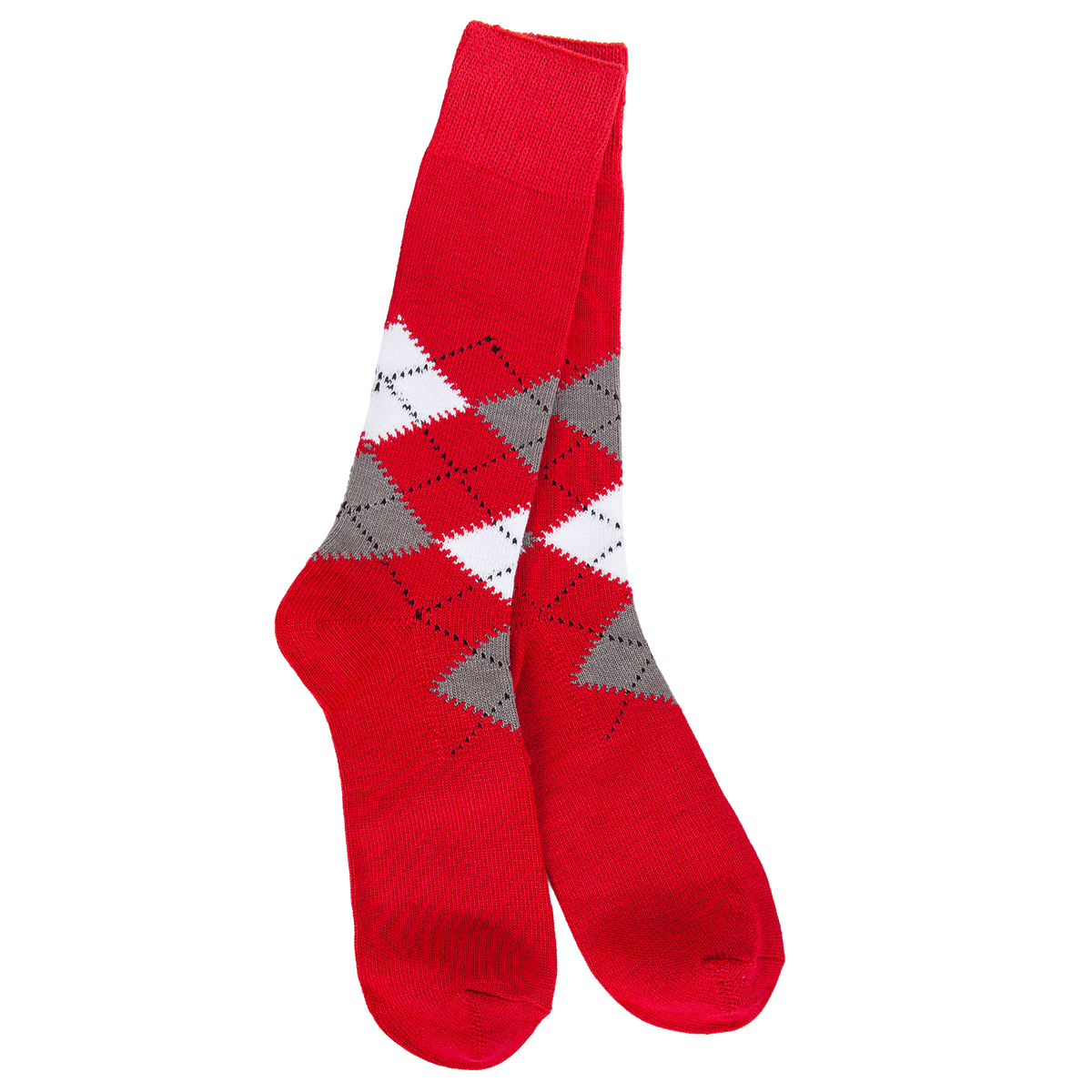 Metro Argyle Crew Crimson
