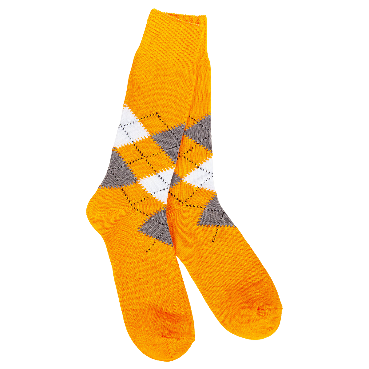 Metro Argyle Crew Orange