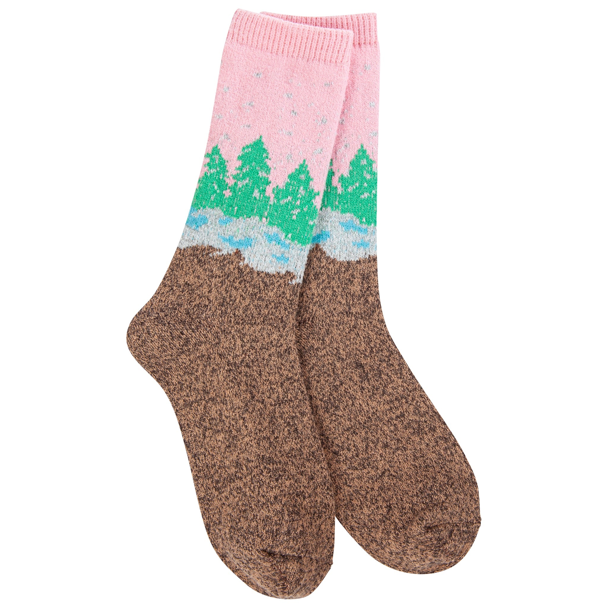 Holiday Mini Crew Wonderland Forest Pink